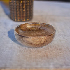 Handcrafted Wooden Bowl for Multipurpose Use - Perfect for Biscuits, Dry Fruits, and Candle Making (3 Pieces)