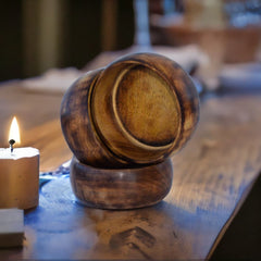 Handcrafted Wooden Bowl for Multipurpose Use - Perfect for Biscuits, Dry Fruits, and Candle Making (3 Pieces)