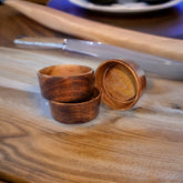 Handcrafted Wooden Bowl for Multipurpose Use - Perfect for Biscuits, Dry Fruits, and Candle Making (Set of 3)