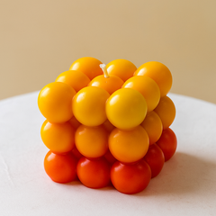 Bubble Cube Candle – Modern Aesthetic Decor Piece