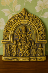 Handmade Divine Durga Terracotta Plaque