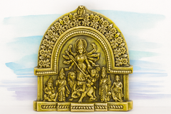 Handmade Divine Durga Terracotta Plaque