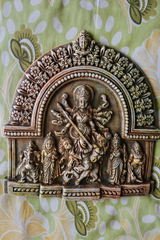 Bankura Handcrafted Terracotta Wall Hanging of Goddess Durga – Traditional Bengal Art