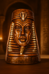 Egyptian Pharaoh Pen & Pencil Holder – Elegant Desk Organizer