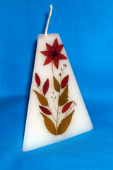 Square Natural Dry Flower Perfumed Candle 5 pieces (TRIANGLE SQUARE SMALL)