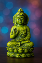 Bankura Handmade Terracotta Radiant Buddha in Meditation
