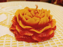 Handcrafted Rose Blossom Candle