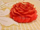 Handcrafted Rose Blossom Candle