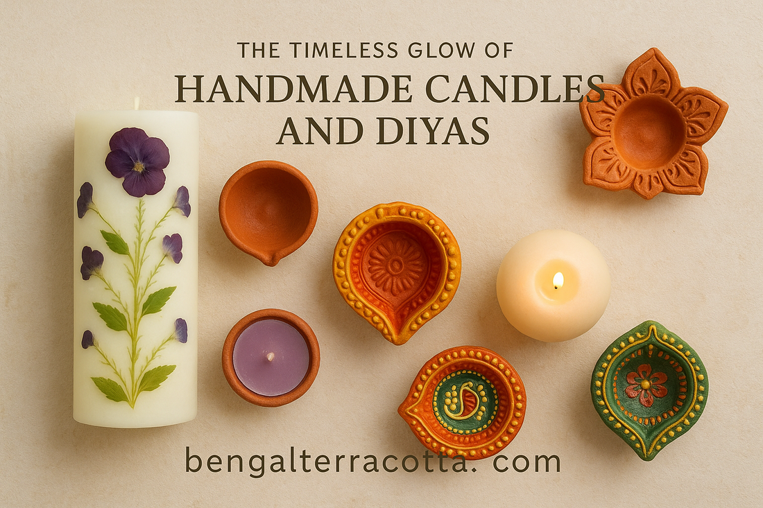The Timeless Glow of Handmade and crafted Candles and Diyas