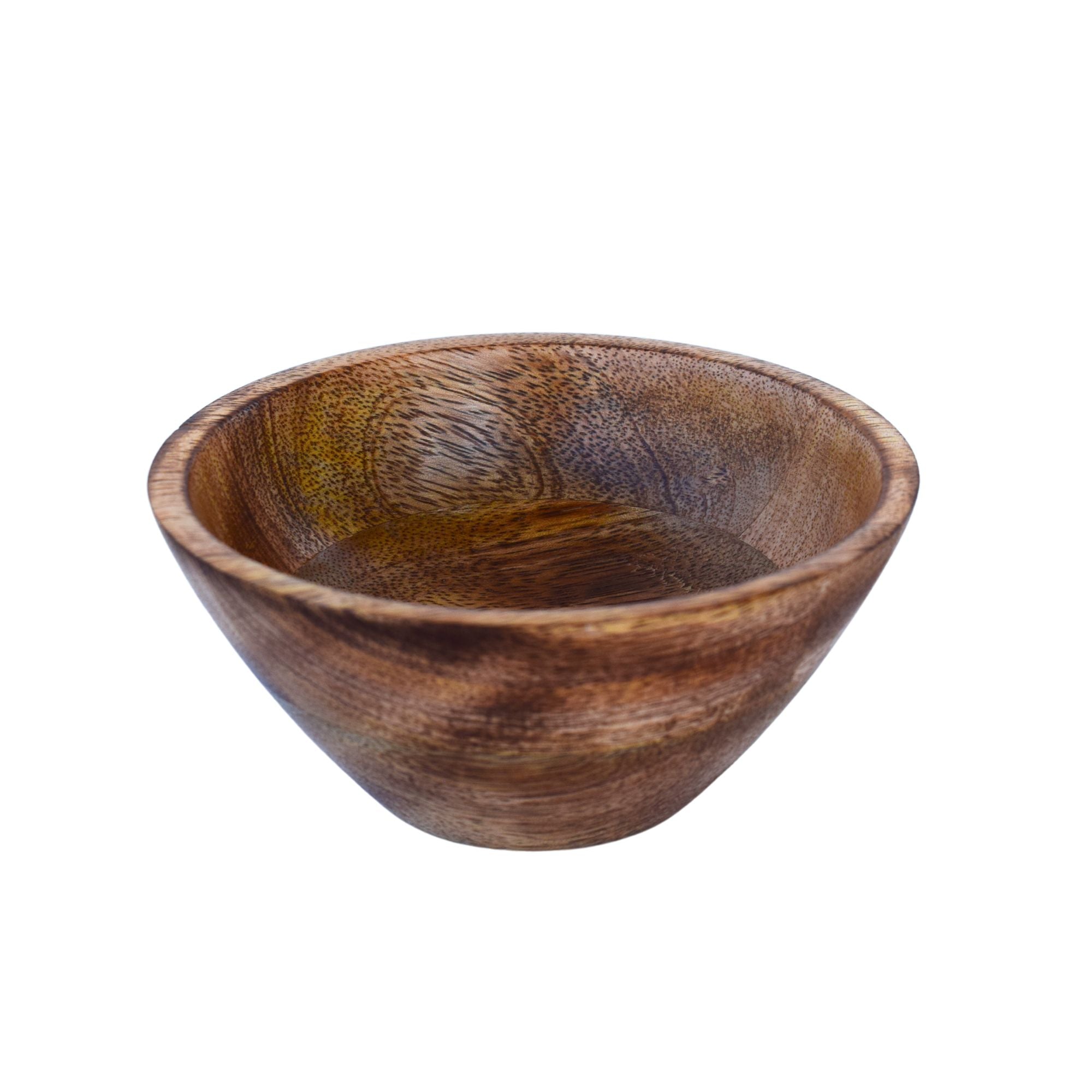 Handcrafted Wooden Bowl for Multipurpose Use - Perfect for Biscuits, Dry Fruits, and Candle Making (3 Pieces)