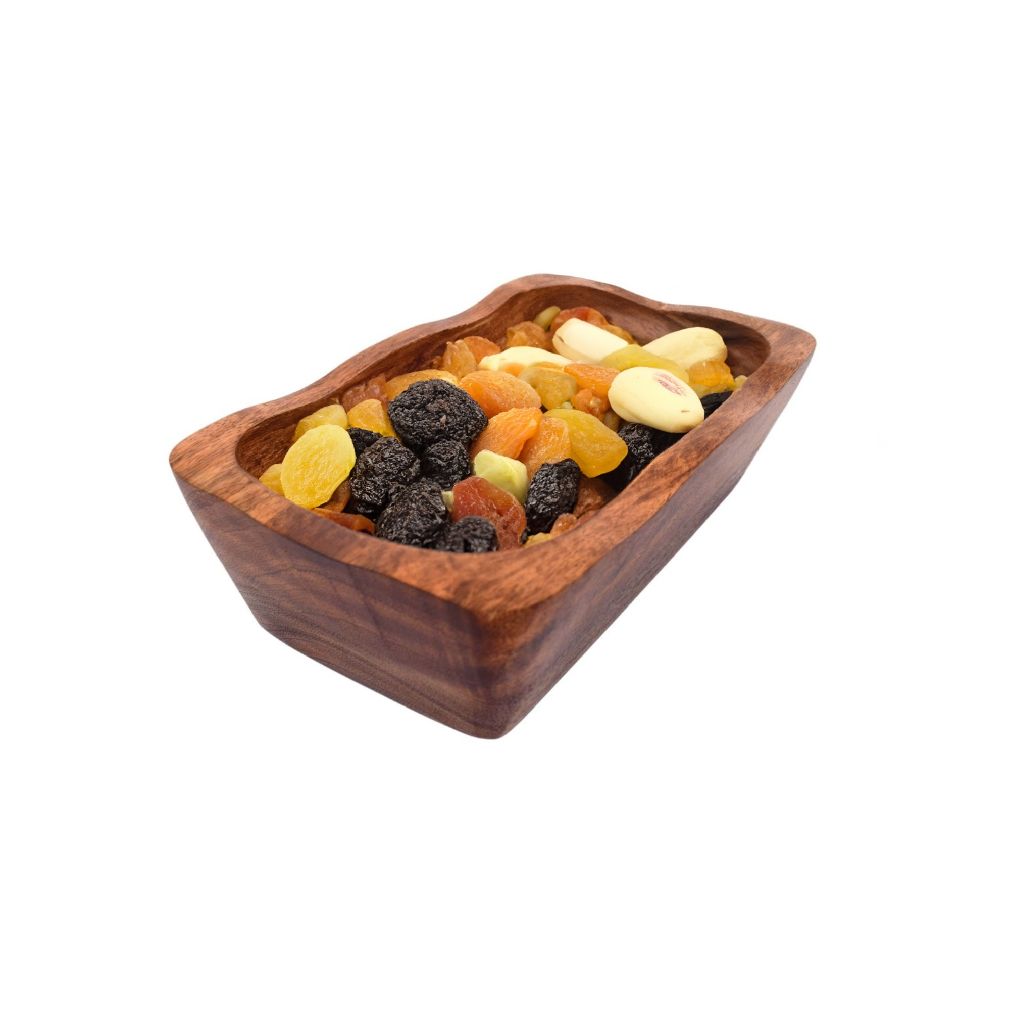 Handcrafted Rustic Mango Wood Dough Bowl - Versatile 8 x 5 x 2.5 Inch Size for Stylish Home Decor