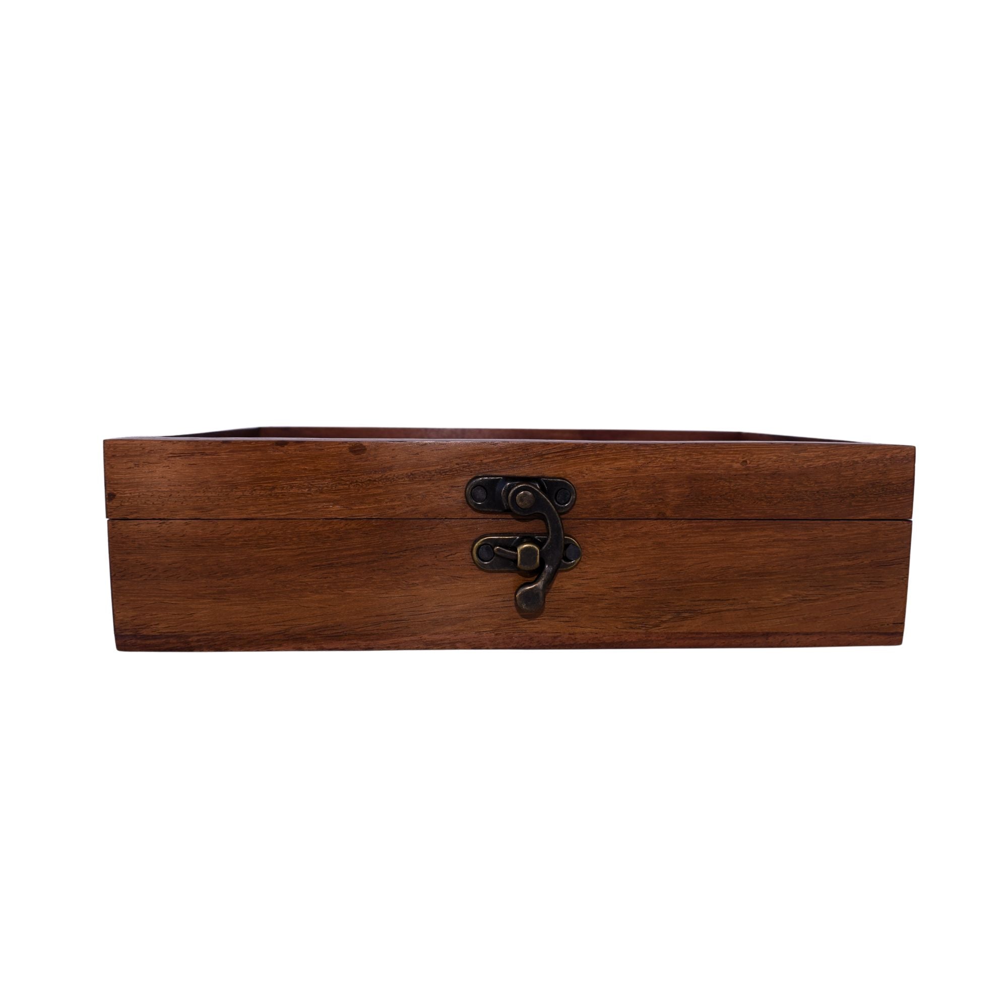 Premium Wooden Kitchen Organizer – Sheesham Masala Box with 6 Compartments