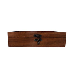 Premium Wooden Kitchen Organizer – Sheesham Masala Box with 6 Compartments