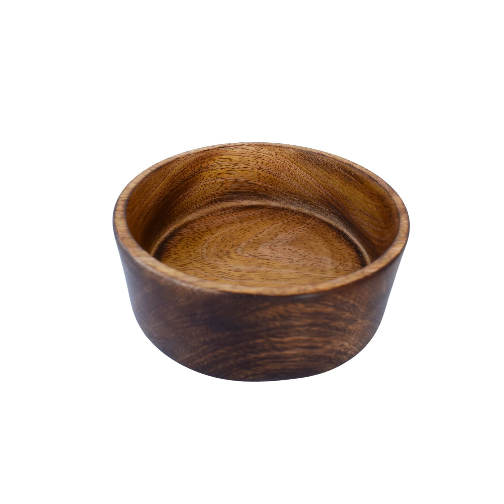 Handcrafted Wooden Bowl for Multipurpose Use - Perfect for Biscuits, Dry Fruits, and Candle Making (Set of 3)