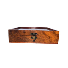 Luxury Wooden Masala Dabba | Premium Sheesham Spice Box with 9 Compartments & Lid