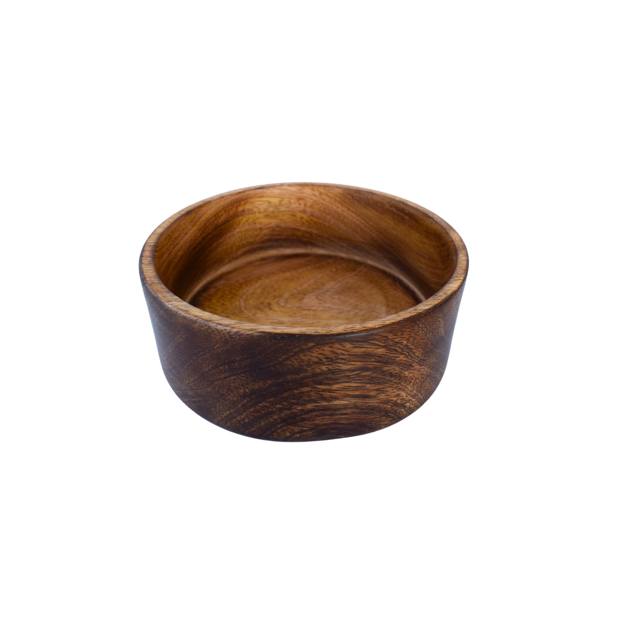 Handcrafted Wooden Bowl for Multipurpose Use - Perfect for Biscuits, Dry Fruits, and Candle Making (Set of 3)