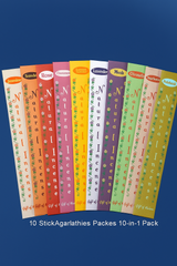 10-IN-1 Agarbathies Packets (each Packs 10 sticks)