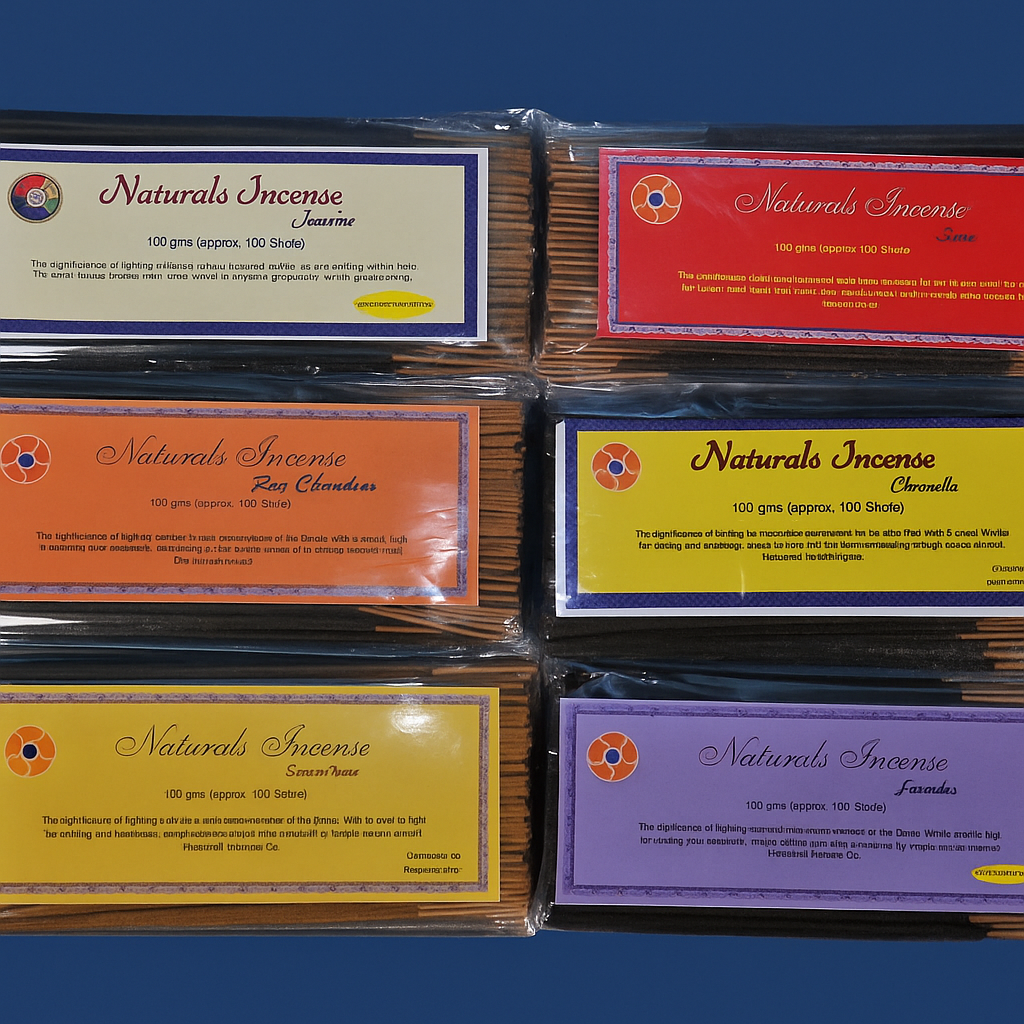 Natural Incense sticks (Sandal / Sambarini 20 packets of each packets 25 sticks)
