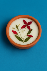 Claypot Perfumed Natural Dry Flower Candle 10 pieces (SMALL)