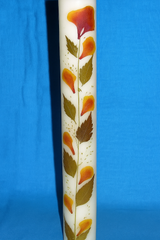 Cylindrical perfumed Natural Dry Flowers Candle / dia 10 piece (LARGE)