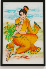 Grace of Tradition – Glass Art Painting