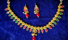 Rajwada Craft Pachi Kundan Nose Piece – Terracotta-Inspired Royal Design