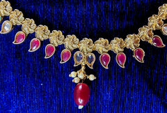 Rajwada Craft Pachi Kundan Nose Piece – Terracotta-Inspired Royal Design