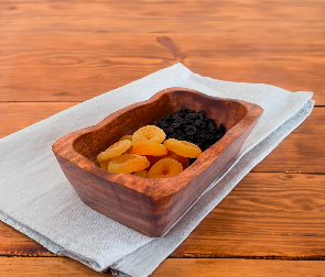 Handcrafted Rustic Mango Wood Dough Bowl - Versatile 8 x 5 x 2.5 Inch Size for Stylish Home Decor