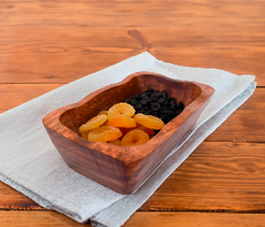 Handcrafted Rustic Mango Wood Dough Bowl - Versatile 8 x 5 x 2.5 Inch Size for Stylish Home Decor