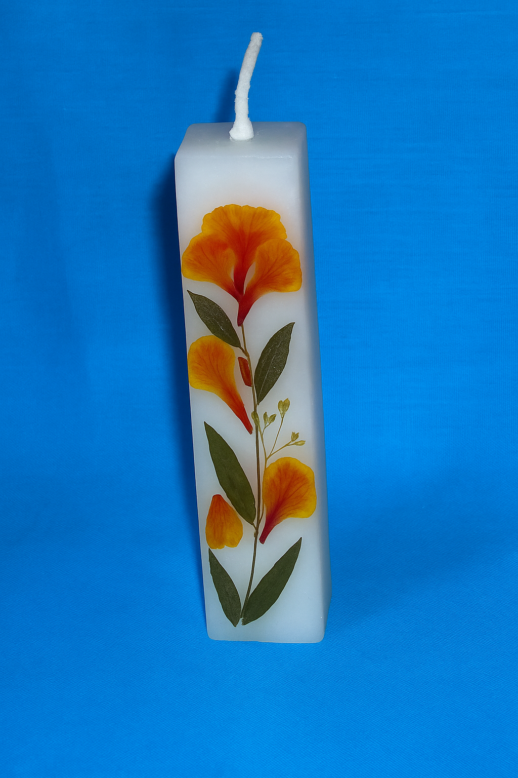 Square Natural Dry Flower Perfumed Candle 10 pieces (SMALL SQUARE 9.5CM)