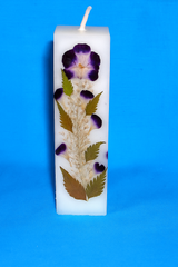 Square Natural Dry Flower Perfumed Candle 10 pieces (BIG SQUARE)