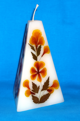 Square Natural Dry Flower Perfumed Candle 5 pieces (TRIANGLE SQUARE BIG)