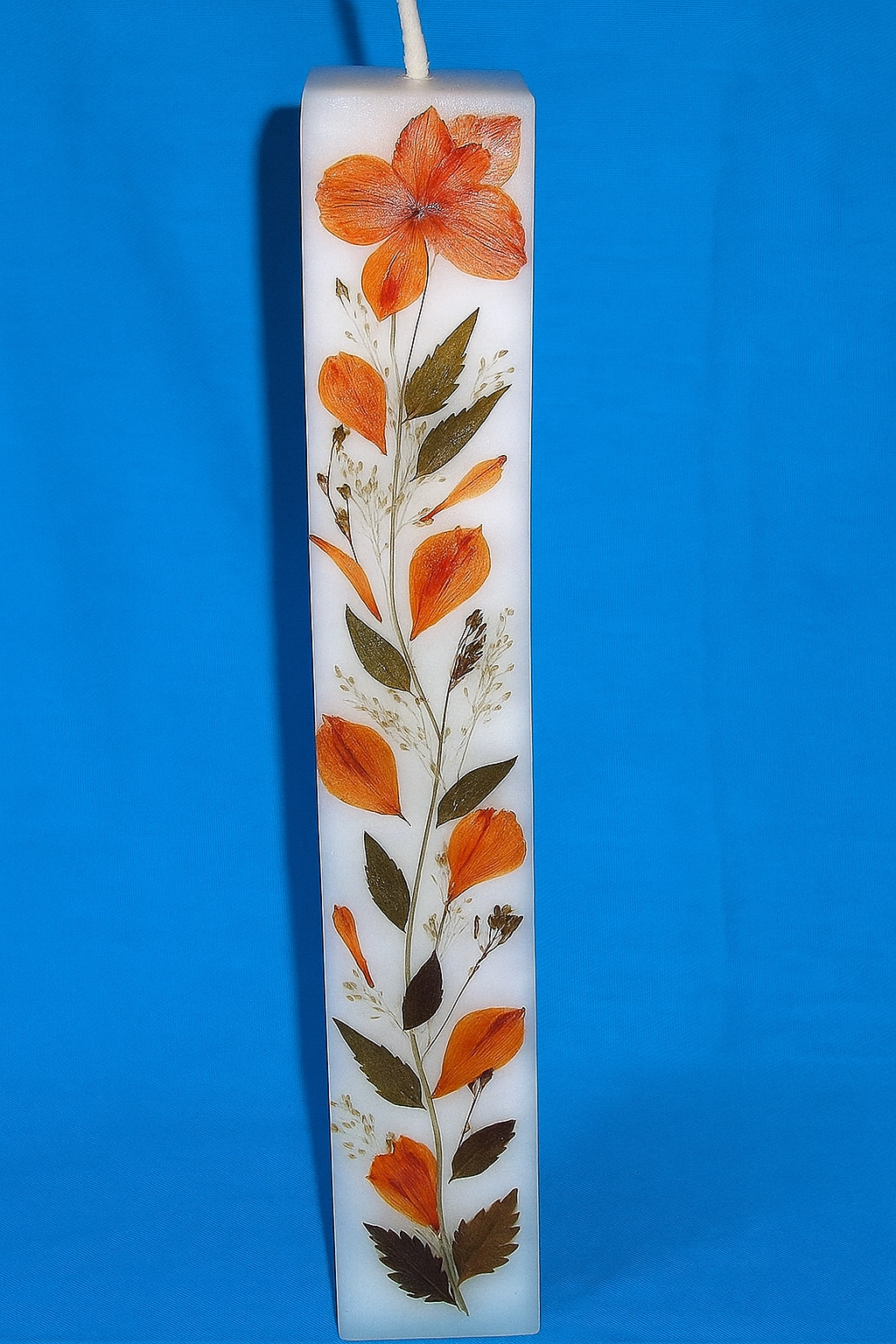 Square Natural Dry Flower Perfumed Candle 5 pieces (12" SQUARE)