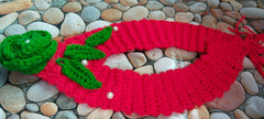 Handwoven Woolen Crochet Statement Piece – Colour Reversal Edition