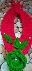 Handwoven Woolen Crochet Statement Piece – Colour Reversal Edition