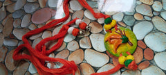 Handmade Clay Choker – Polash Bloom Edition (No Earrings)