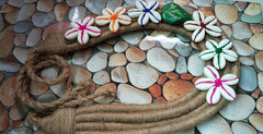 Handcrafted Jute Kawri Statement Neckpiece (No Earrings)