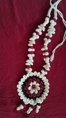 Kawri Statement Neckpiece with Simple Kawri Earrings