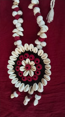 Kawri Statement Neckpiece with Simple Kawri Earrings