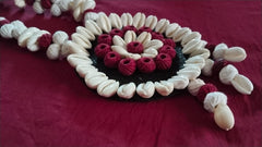 Kawri Statement Neckpiece with Simple Kawri Earrings