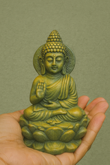 Bankura Handmade Terracotta Serene Buddha in Meditation