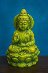 Bankura Handmade Terracotta Radiant Buddha in Meditation