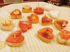 Heart Shape Candle 10 pieces