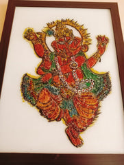 Divine Vibrance – Lord Ganesha Wall Art